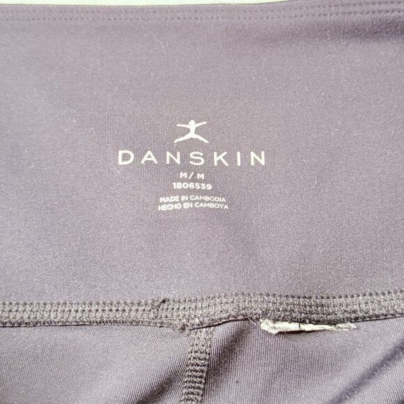 Danskin Ladies' Brushed Leggings Reflective dots Side Pockets Size M Athleisure - Picture 3 of 16